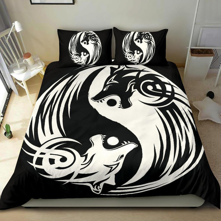 Ligerking Bedding Set - Ying Yang Wolf A21