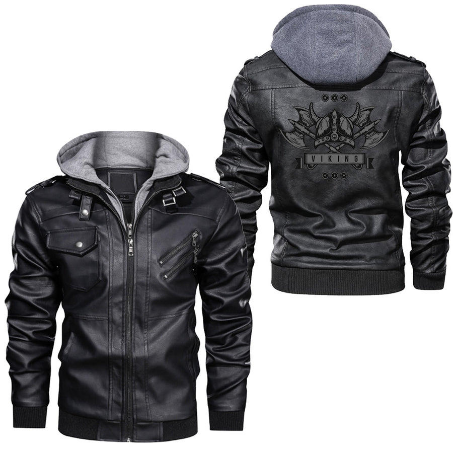 Ligerking - Axe Sull Leather Jacket A95