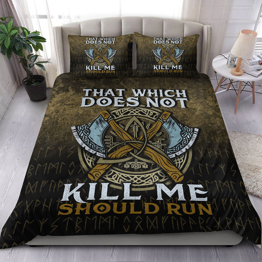 Ligerking Bedding Set - That Wich Does Not Kill Me Should Run Bedding Set A7