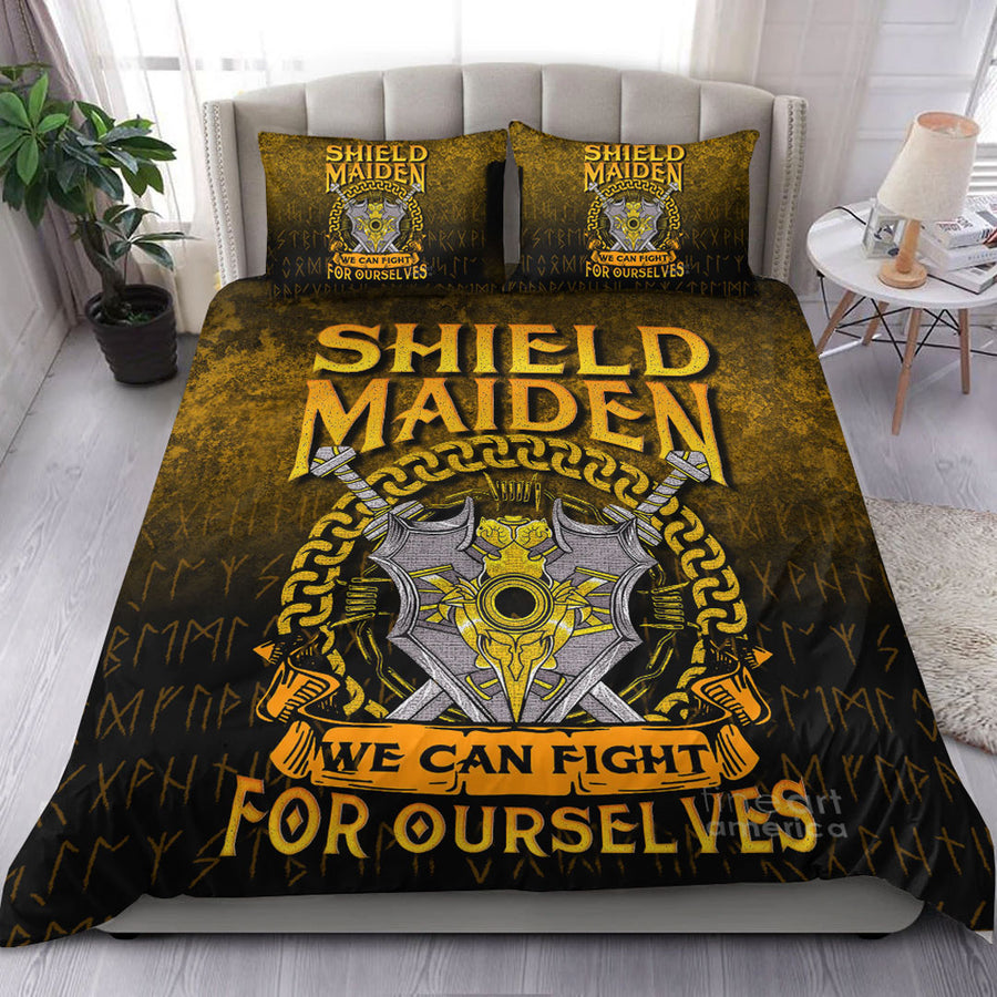 Ligerking Bedding Set - Shield Maiden We Can Fight For Ourselves Bedding Set A7