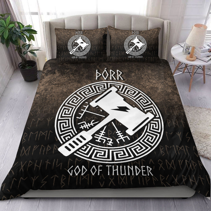 Ligerking Bedding Set - Porr God Of Thunder Bedding Set A7