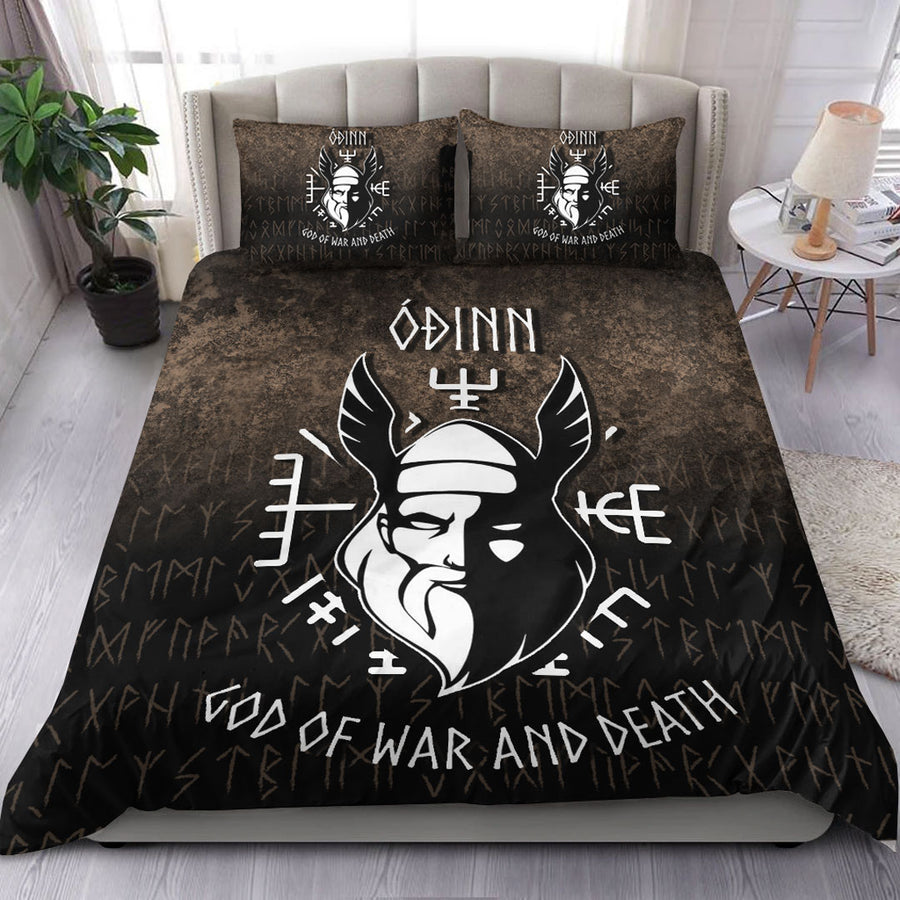 Ligerking Bedding Set - Odin God Of War And Death Bedding Set A7