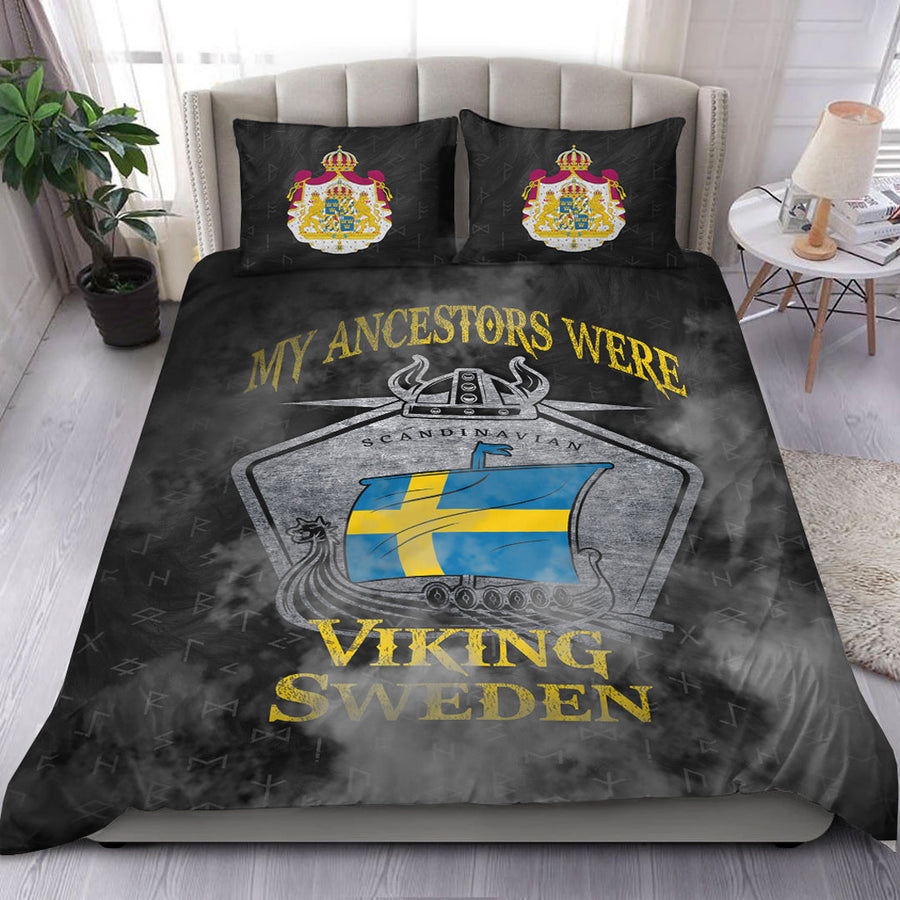 Ligerking Bedding Set - Viking Sweden Drakka Scandinavian Bedding Set A31
