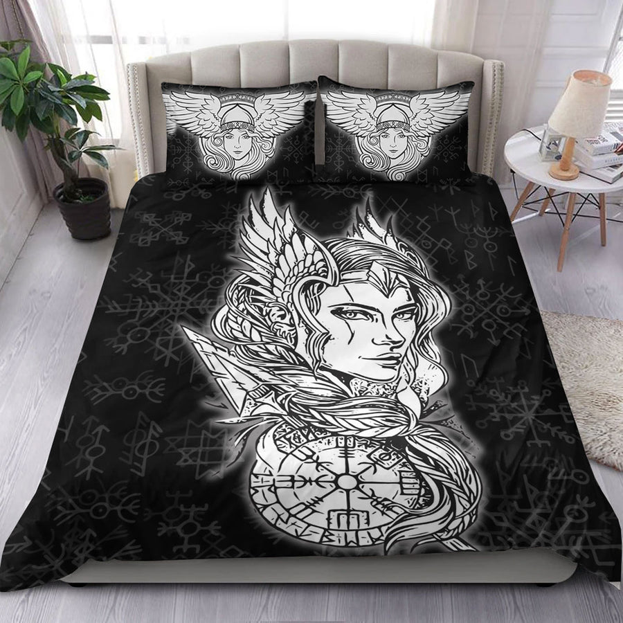 Ligerking Bedding Set -Viking Valkyrie Bedding Set A95