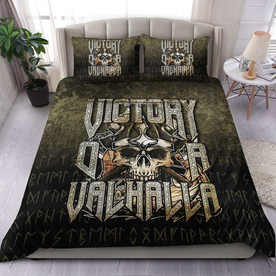 Ligerking Bedding Set - Victory or Valhalla Bedding Set A7