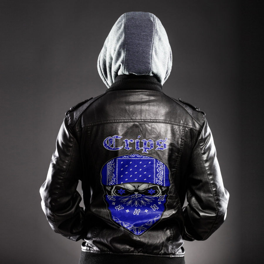 Ligerking Jacket - Gangster Disciple Zipper Leather Jacket A31