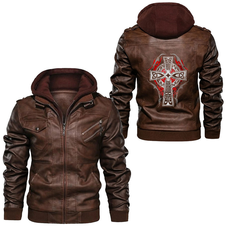 Ligerking -Crow Birds Tees For Men And Women Raven Leather Jacket A35 - Image 4