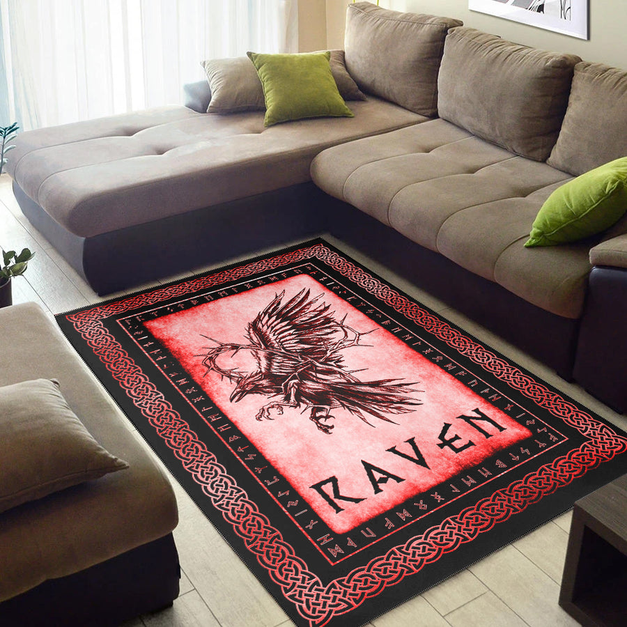 Ligerking Area Rug - Crown of Thorns Red Area Rug A35