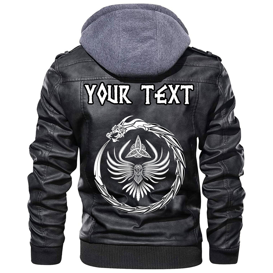 (Custom) Ligerking - Dragon Ancient Fire Breathing Monster Leather Jacket A35