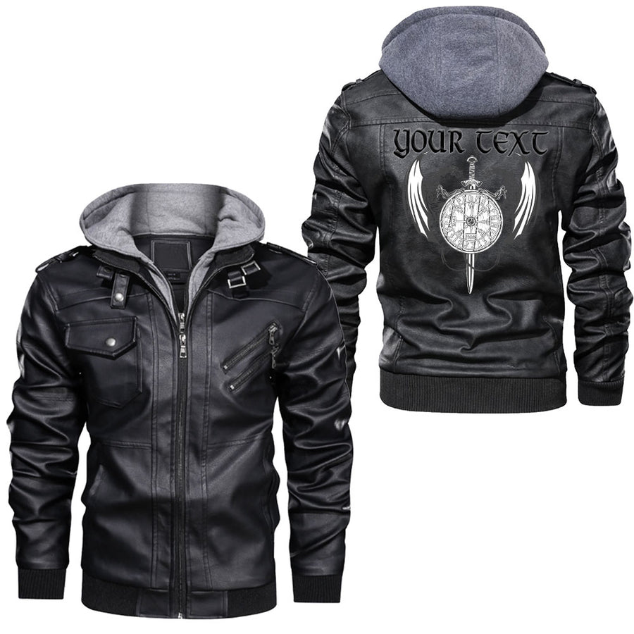 Ligerking - Dragon Circle Leather Jacket A95