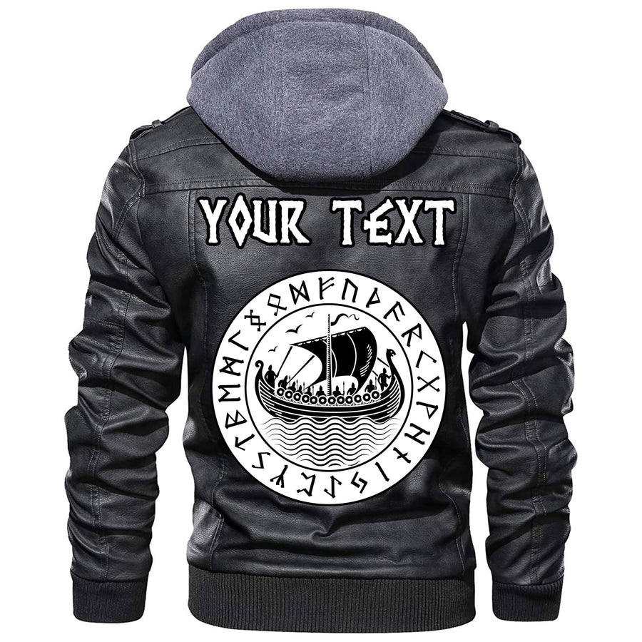 (Custom) Ligerking - Drakkar Black Leather Jacket A35