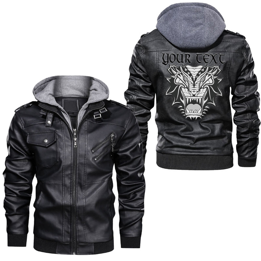Ligerking - Celtic Wolf Leather Jacket A95