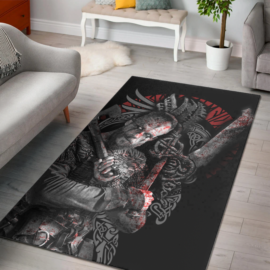 Ligerking Area Rug - Floki Viking 3D Area Rug A31