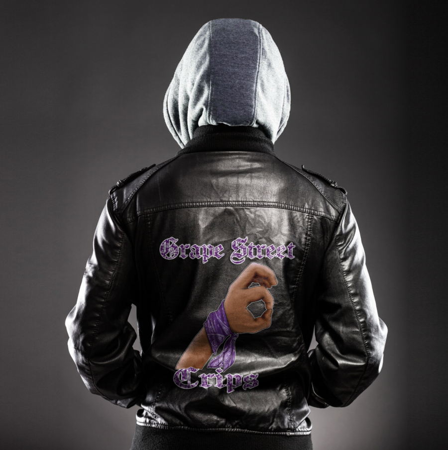 Ligerking Jacket - Latin Kings Gangsing Zipper Leather Jacket A31