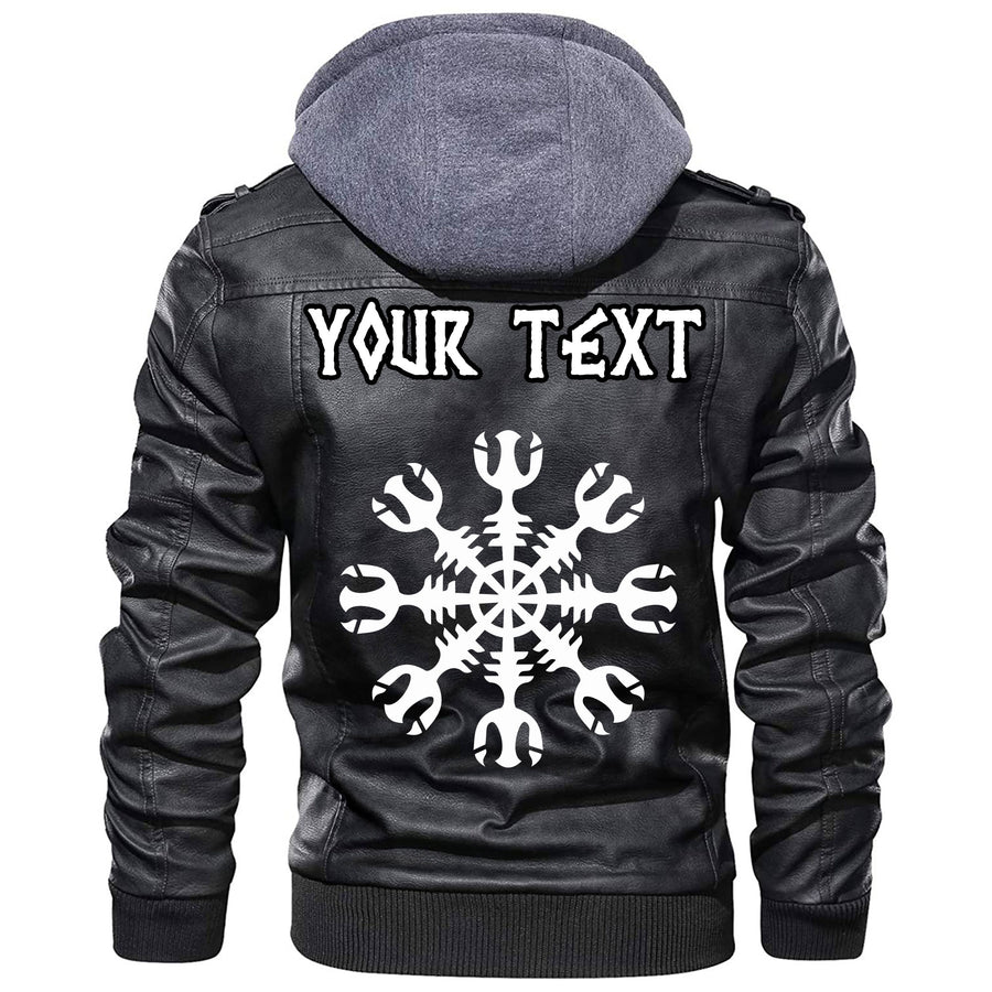 (Custom) Ligerking - Helm of Awe New Leather Jacket A35