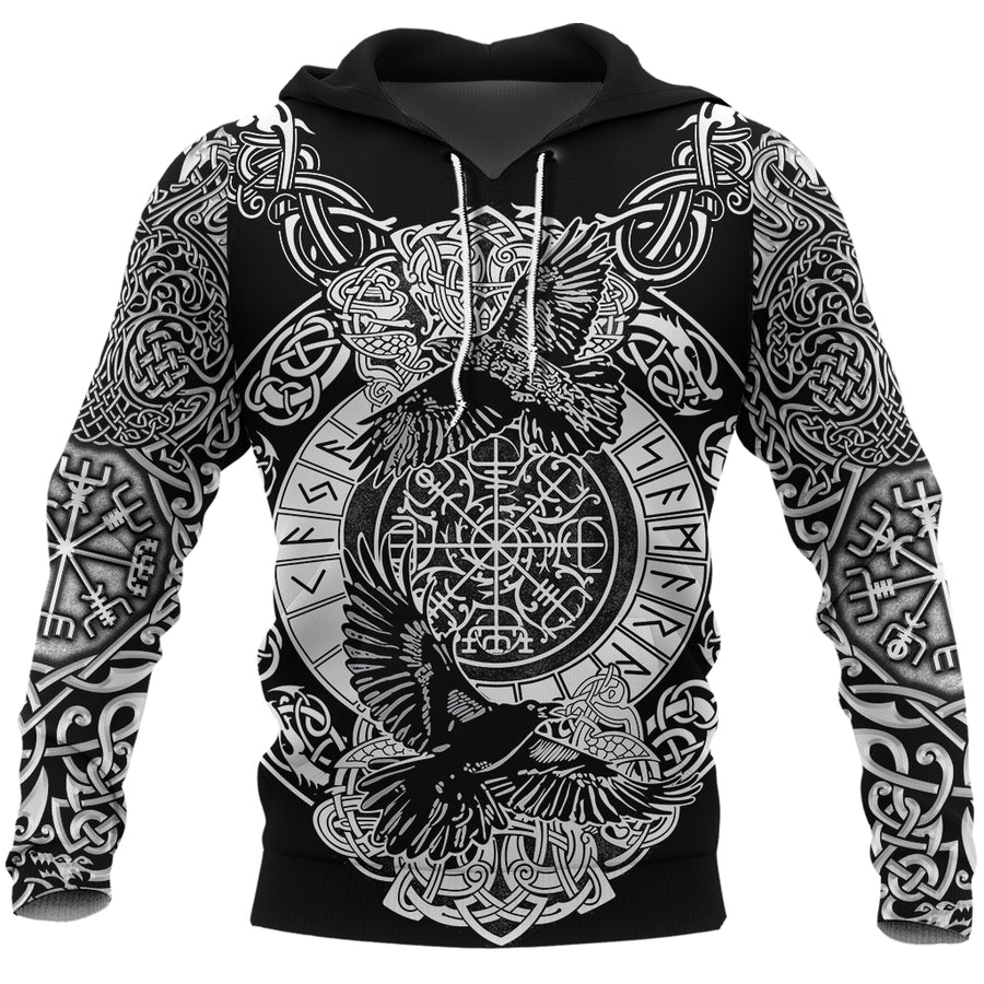 Ligerking Hoodie Raven And Wolf A15