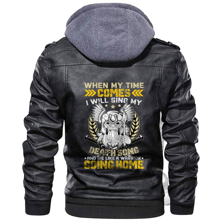 Ligerking Jacket - I Will Sing My Death Song Leather Jacket A31
