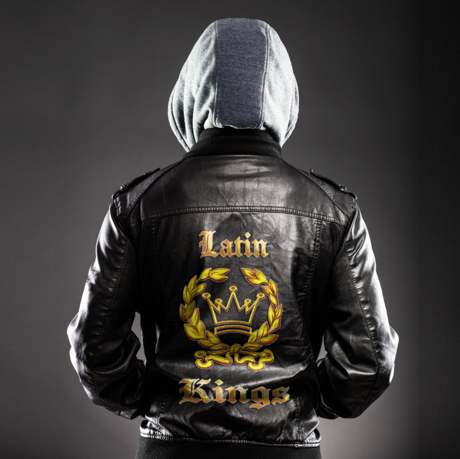 Ligerking Jacket - Hoover Crips Bulldog Zipper Leather Jacket A31