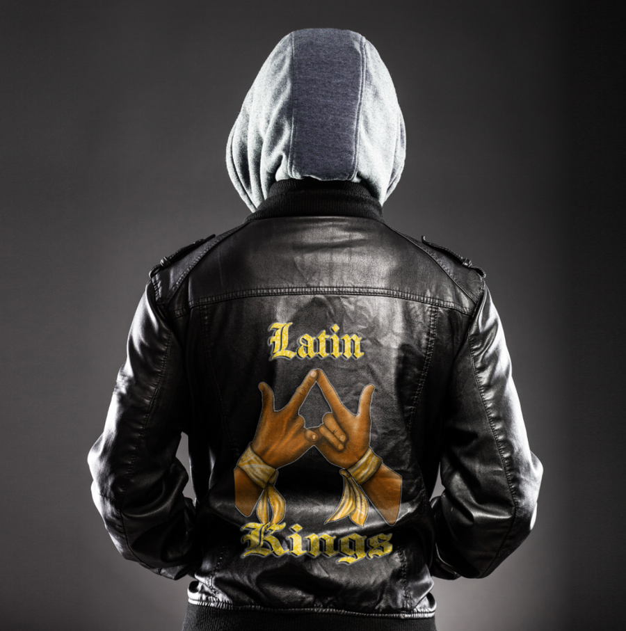 Ligerking - Wolf Sweden Flag Leather Jacket A95