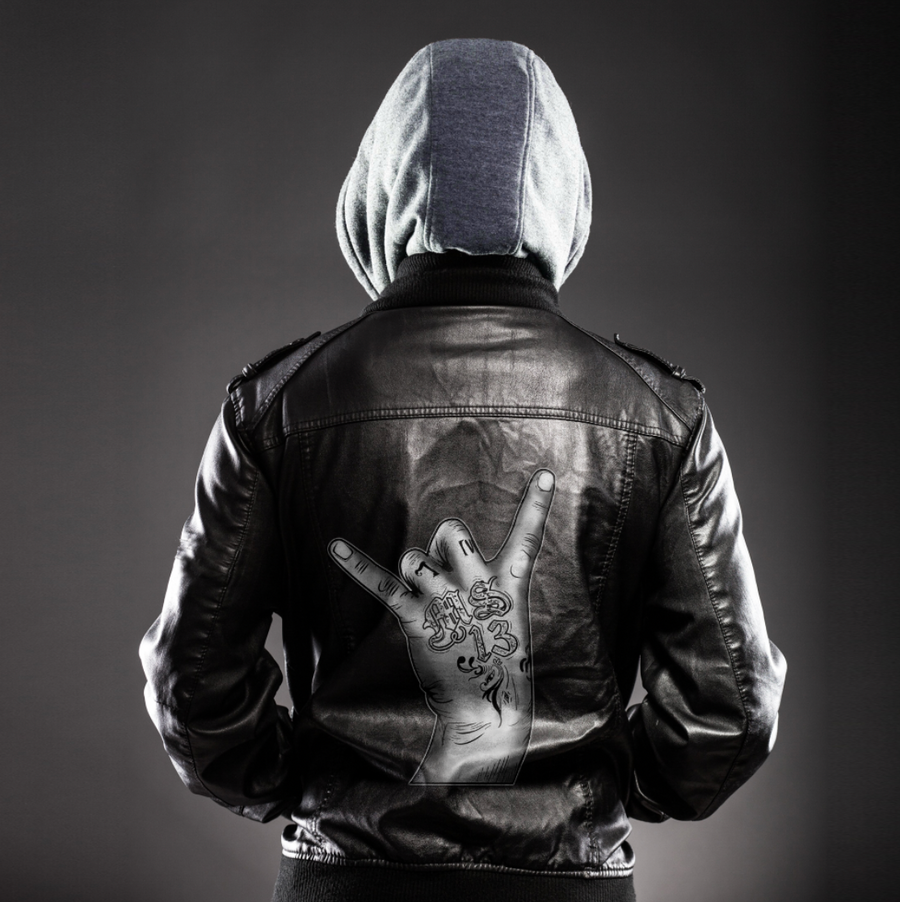 Ligerking Jacket - Latin Kings Lion Zipper Leather Jacket A31