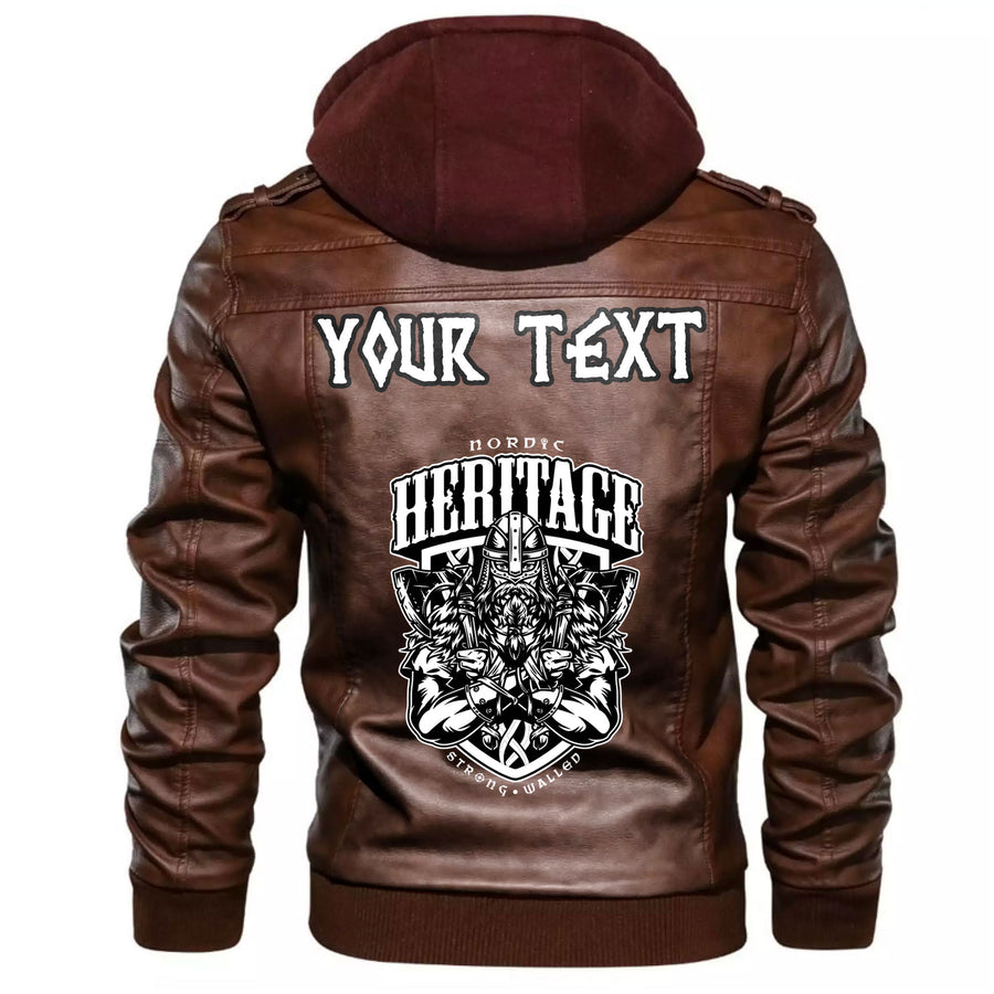 (Custom) Ligerking - Mjolnir Leather Jacket A35 - Image 5