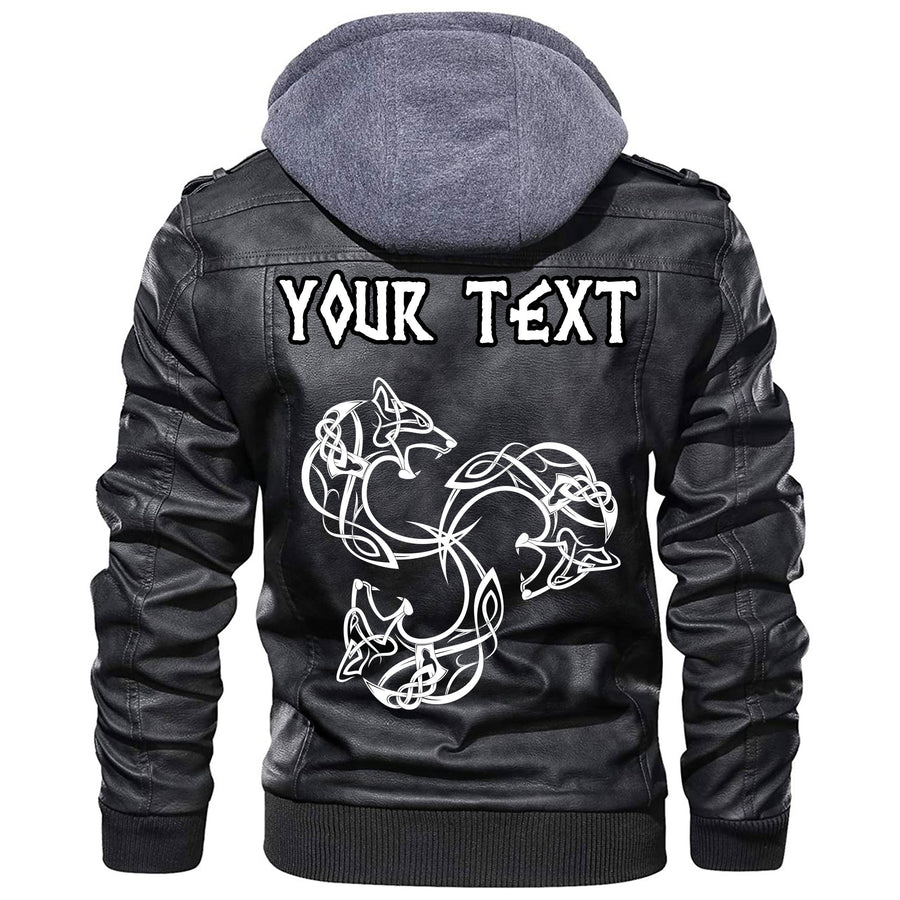 (Custom) Ligerking - Norse God Loki Leather Jacket A35