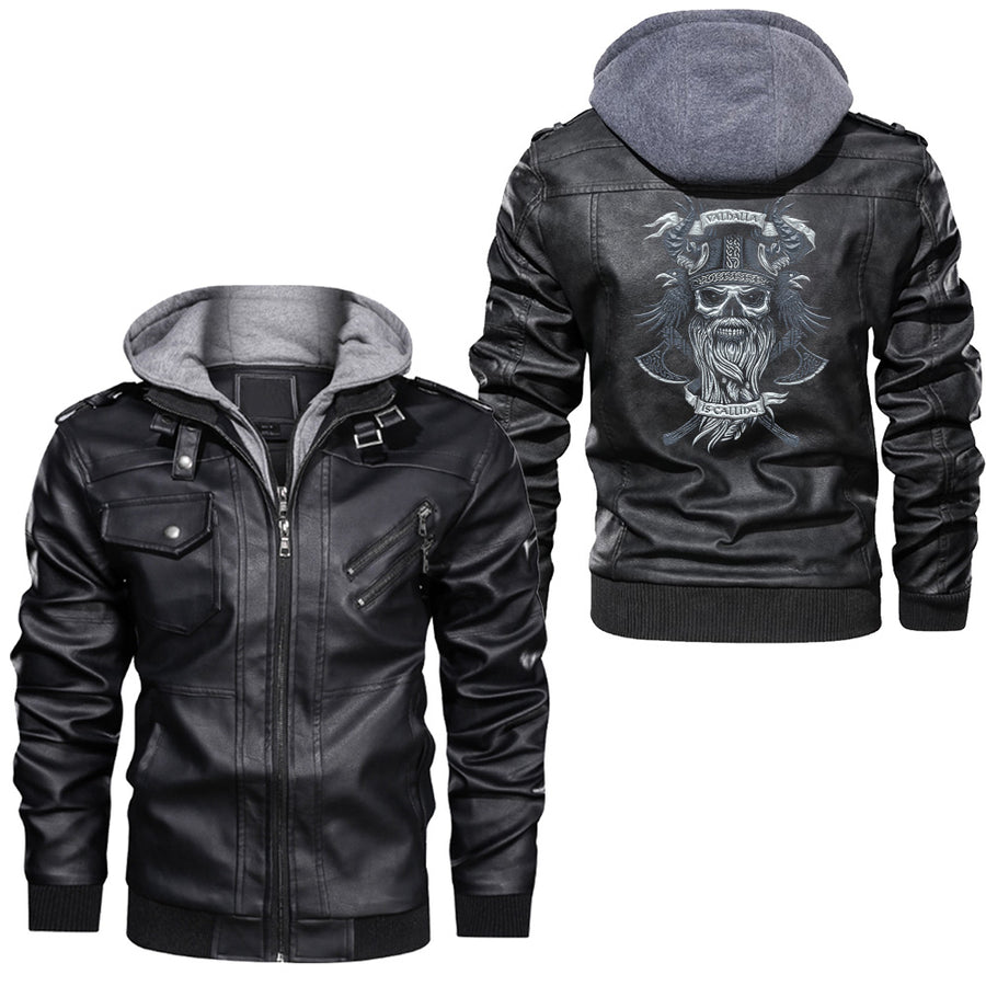 Ligerking -Raven Circle Leather Jacket A95