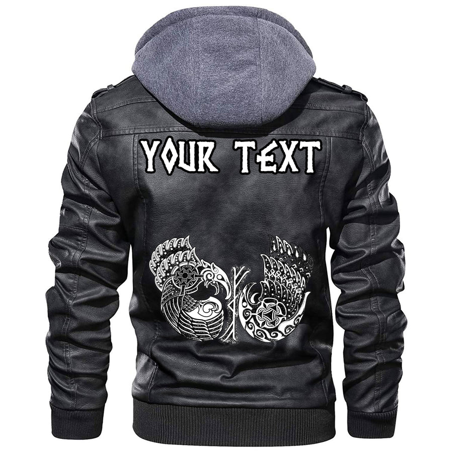 (Custom) Ligerking - Raven of Odin Leather Jacket A35