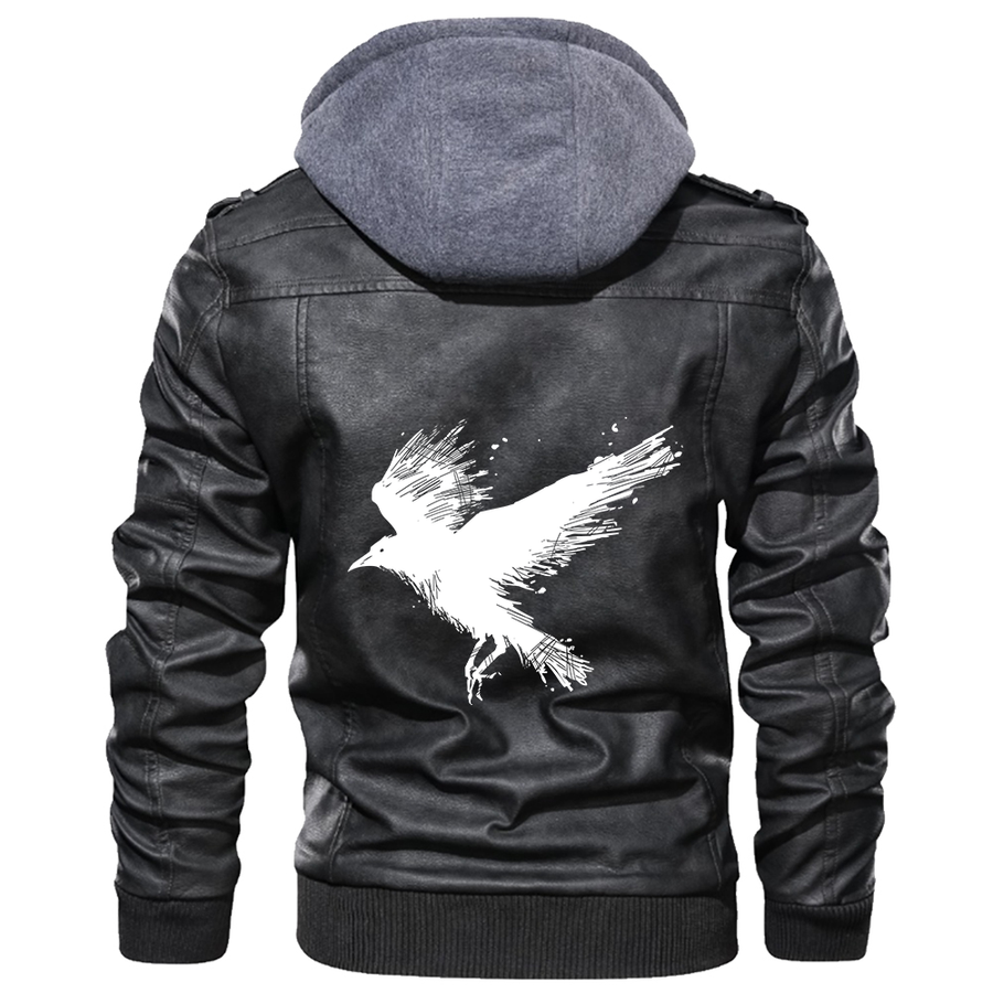 Ligerking - Raven Leather Jacket A35