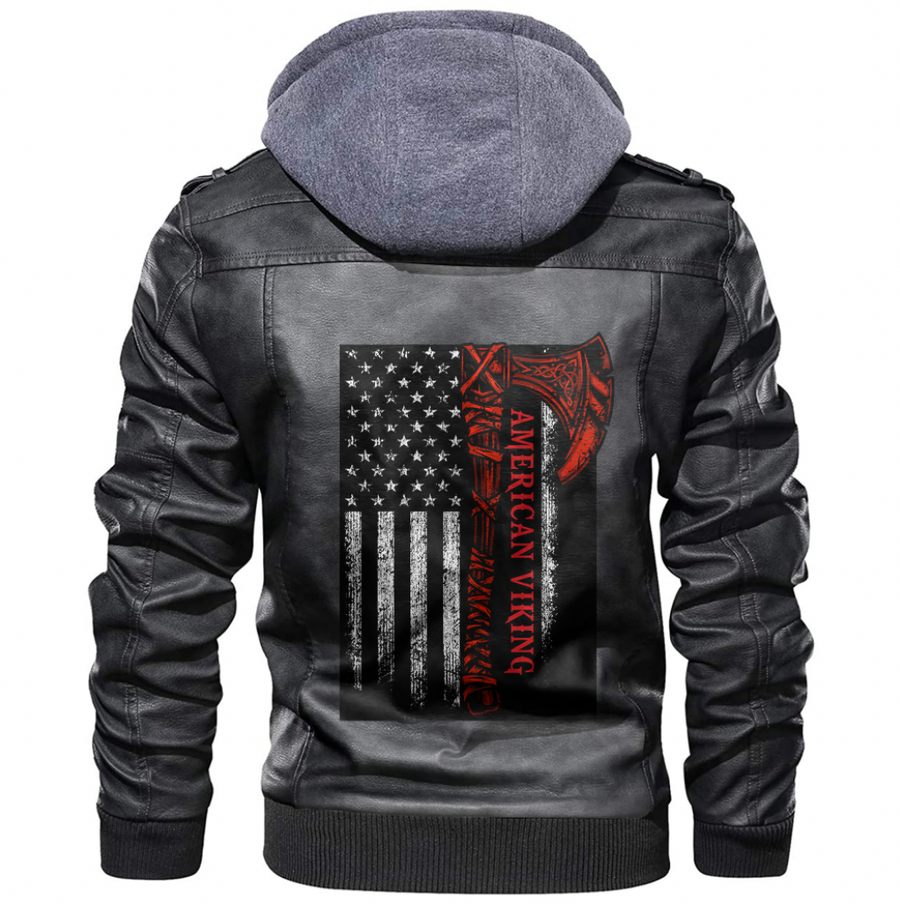 Ligerking Jacket - Viking American Leather Jacket A31