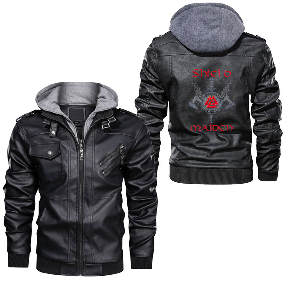 Ligerking - Skol Gold Leather Jacket A35