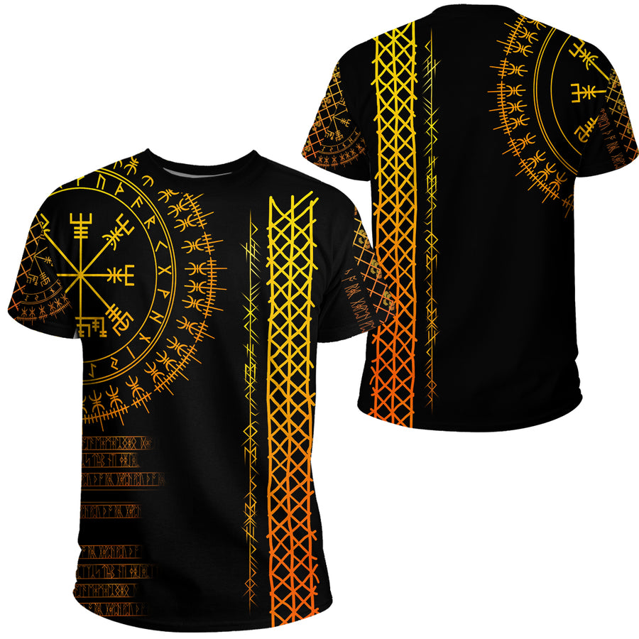 Viking T-Shirt - Viking Rune Gold T-Shirt A35
