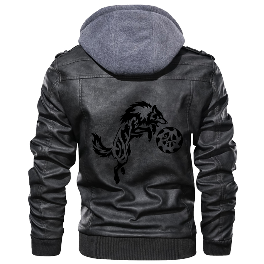 Ligerking - Skoll and Hati Leather Jacket A35