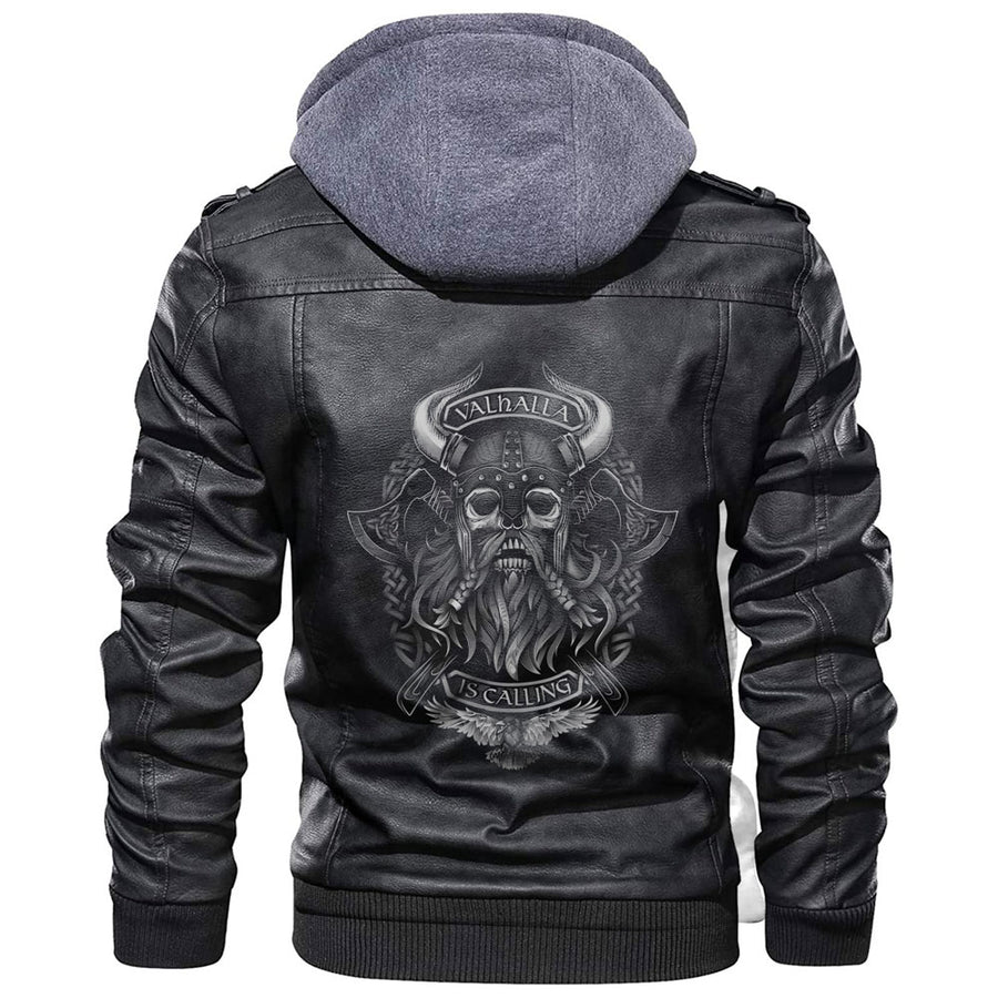 Ligerking Jacket - Valhalla Is Calling Leather Jacket A31