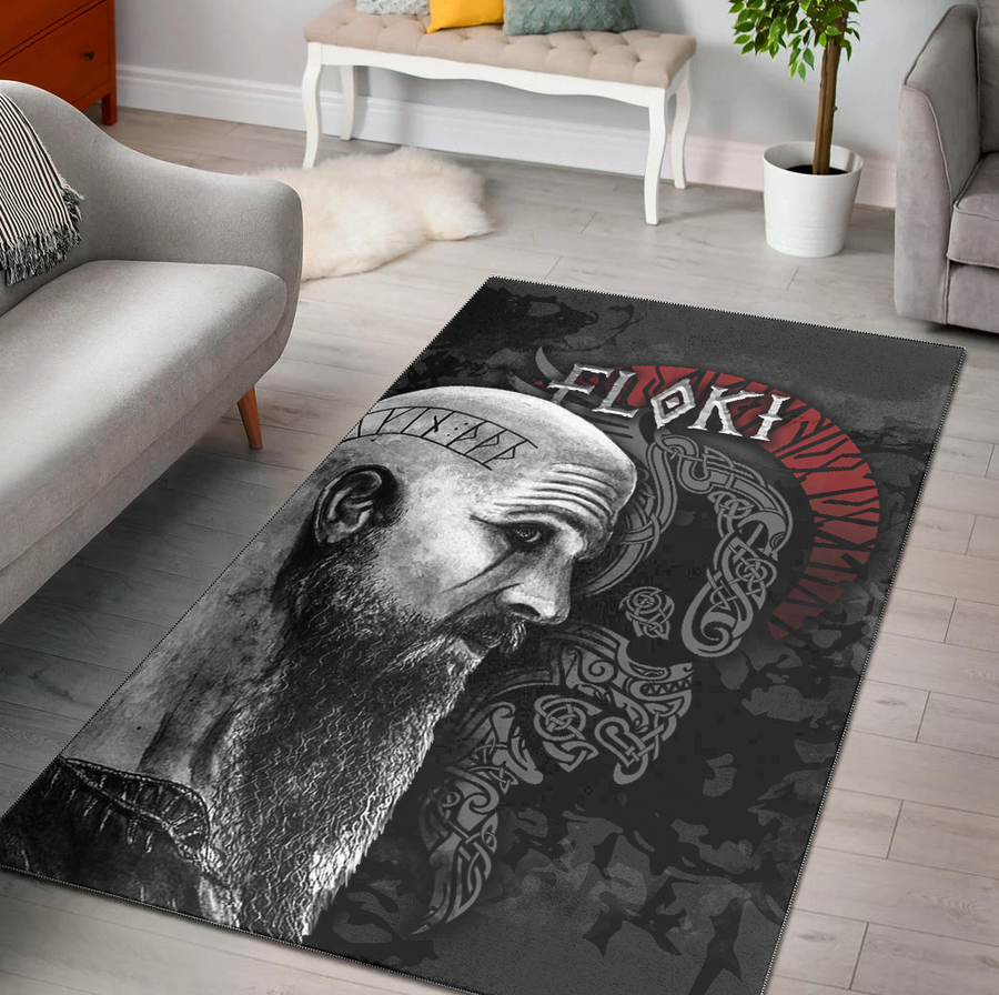 Ligerking Area Rug - Viking Floki Area Rug A31