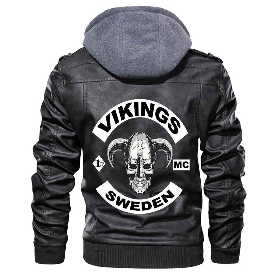 Ligerking - Viking MC Leather Jacket A35