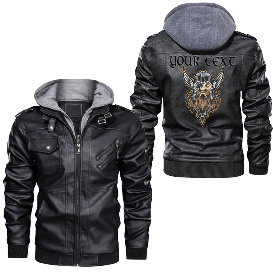 Ligerking - Odin Helmet Leather Jacket A95