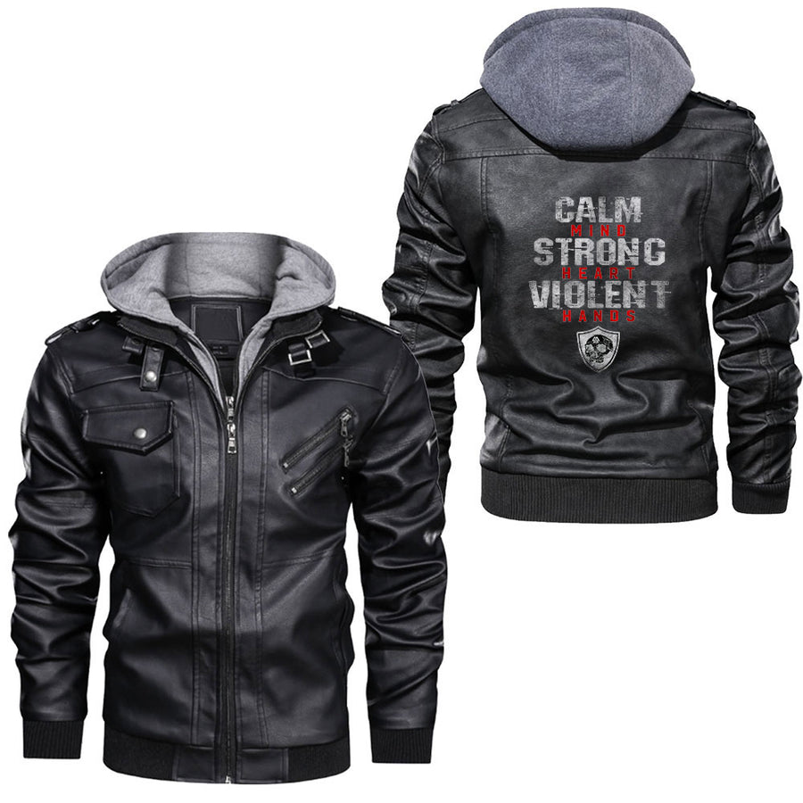 Ligerking - Vikings Nordish Son of Odin Leather Jacket A35