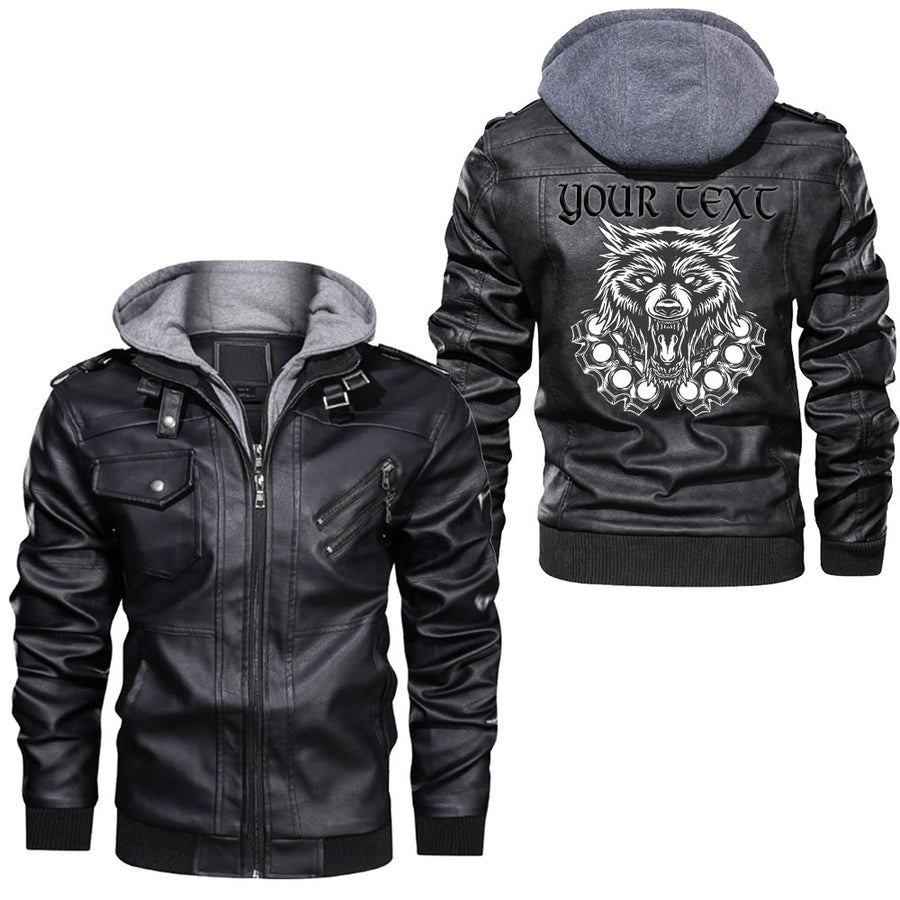 Ligerking - Valkyries Wolf Leather Jacket A95