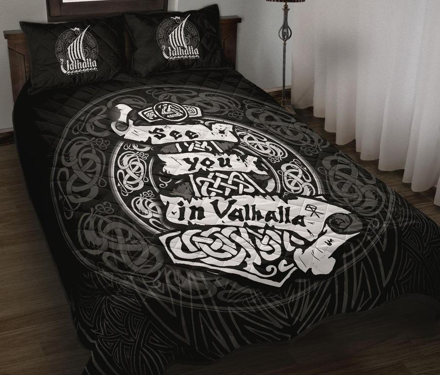 Ligerking Quilt Bed Set - See You In Valhalla A31