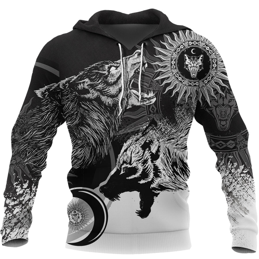 Ligerking - Skoll and Hati New Style Hoodie A35