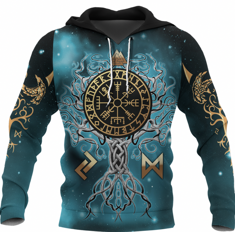 Ligerking Hoodie - Yggdrasil Tree Of Life A15